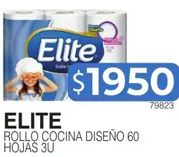 Masivos Elite rollo cocina diseño 60 hojas 3u oferta
