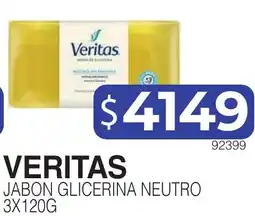 Masivos Veritas jabon glicerina neutro oferta