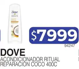 Masivos Dove acondicionador ritual reparacion coco 400c oferta