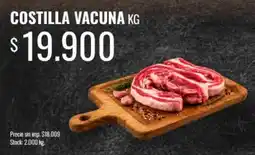 Supermercados Tadicor Costilla vacuna oferta