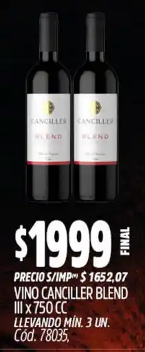 Supermercados Yaguar Bodega yaguar vino canciller blend oferta