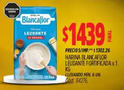 Supermercados Yaguar Blancaflor harina leudante la original oferta