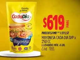 Supermercados Yaguar Cada dia mayonesa oferta