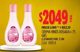 Supermercados Yaguar Hinds crema rosada oferta