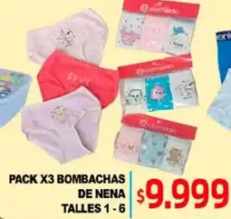 Supermercados Top Bombachas de nena oferta