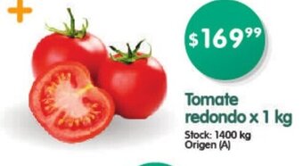 Supermercados Buenos Días Tomate Redondo x 1 kg oferta