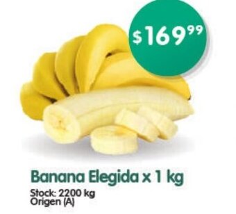 Supermercados Buenos Días Banana Elegida x 1 kg oferta