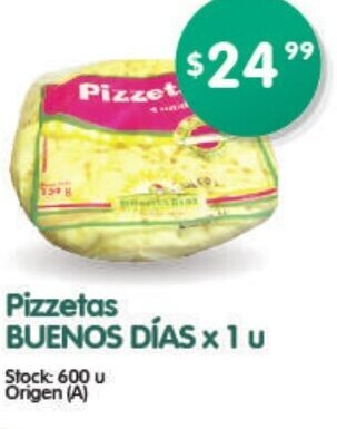 Supermercados Buenos Días Pizzetas Buenos Días x 1 u oferta