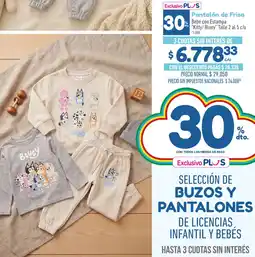La Anonima Kitty/bluey pantalón de frisa bebé con estampa oferta