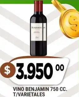 Supermercados Mayor Benjamin vino t/varietales oferta