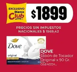 Diarco Dove jabón de tocador original oferta