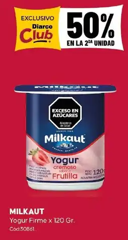 Diarco Milkaout yogur firme oferta