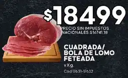 Diarco cuadrada/ bola de lomo feteada oferta