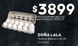 Diarco Doña lala huevos blanco oferta