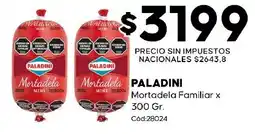 Diarco Paladini mortadela familiar oferta