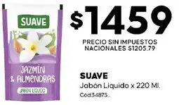 Diarco Suave jabón liquido oferta