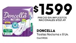 Diarco Doncella toallas nocturna oferta
