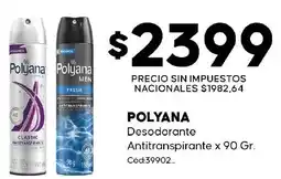 Diarco Polyana desodorante antitranspirante oferta