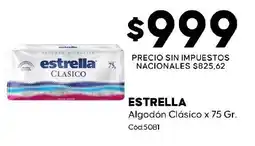 Diarco Estrella algodón clásico oferta