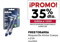 Diarco Gillette Máquina De Afeitar Cuerpo oferta