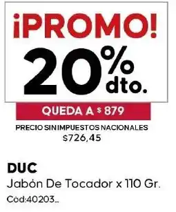 Diarco Duc jabón de tocador oferta