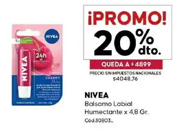 Diarco Nivea labial cherry shine oferta