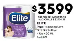 Diarco Elite papel higiénico ultra soft doble hoja oferta