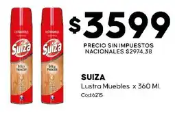 Diarco Suiza lustra muebles oferta