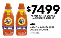 Diarco Ace jabon liquido clasico oferta