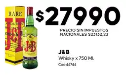 Diarco J&B Whisky oferta