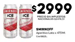 Diarco Smirnoff aperitivo lata oferta
