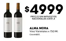 Diarco Alma mora vino varietales oferta