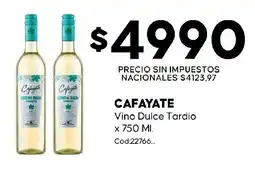 Diarco Cafayate vino dulce tardio oferta