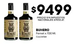 Diarco Fernet buhero negro oferta