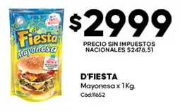 Diarco D'fiesta mayonesa oferta
