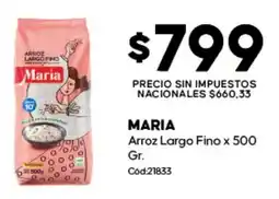 Diarco Maria arroz largo fino oferta