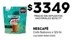 Diarco Nescafe cafe sabores oferta