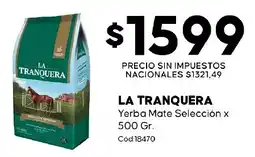 Diarco La tranquera yerba mate selección oferta