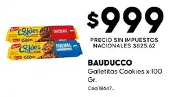 Diarco Bauducco galletitas cookies oferta