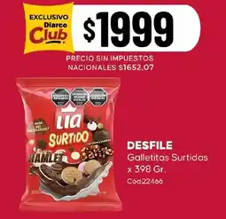 Diarco Lta galletitas surtidas oferta