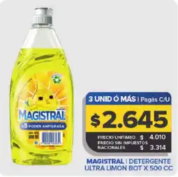 Carrefour Maxi Magistral detergente ultra limon oferta