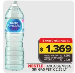 Carrefour Maxi Nestle agua de mesa sin gas pet oferta