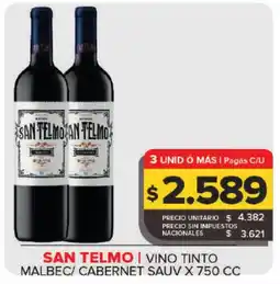 Carrefour Maxi San telmo vino tinto oferta