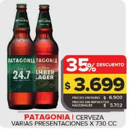 Carrefour Maxi Patagonia cerveza oferta
