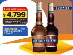 Carrefour Maxi Cusenier licor varios sabores oferta