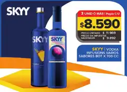 Carrefour Maxi Skyy vodka infusions varios sabores oferta