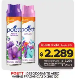 Carrefour Maxi Poett desodorante aero oferta
