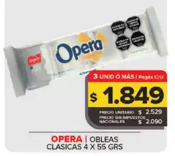 Carrefour Maxi Opera obleas clasicas oferta