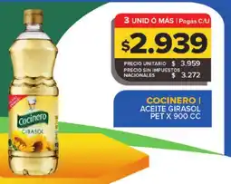 Carrefour Maxi Cocinero aceite girasol oferta