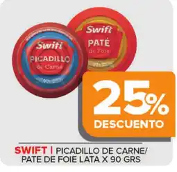 Carrefour Maxi Swift picadillo de carne/ pate de foie oferta
